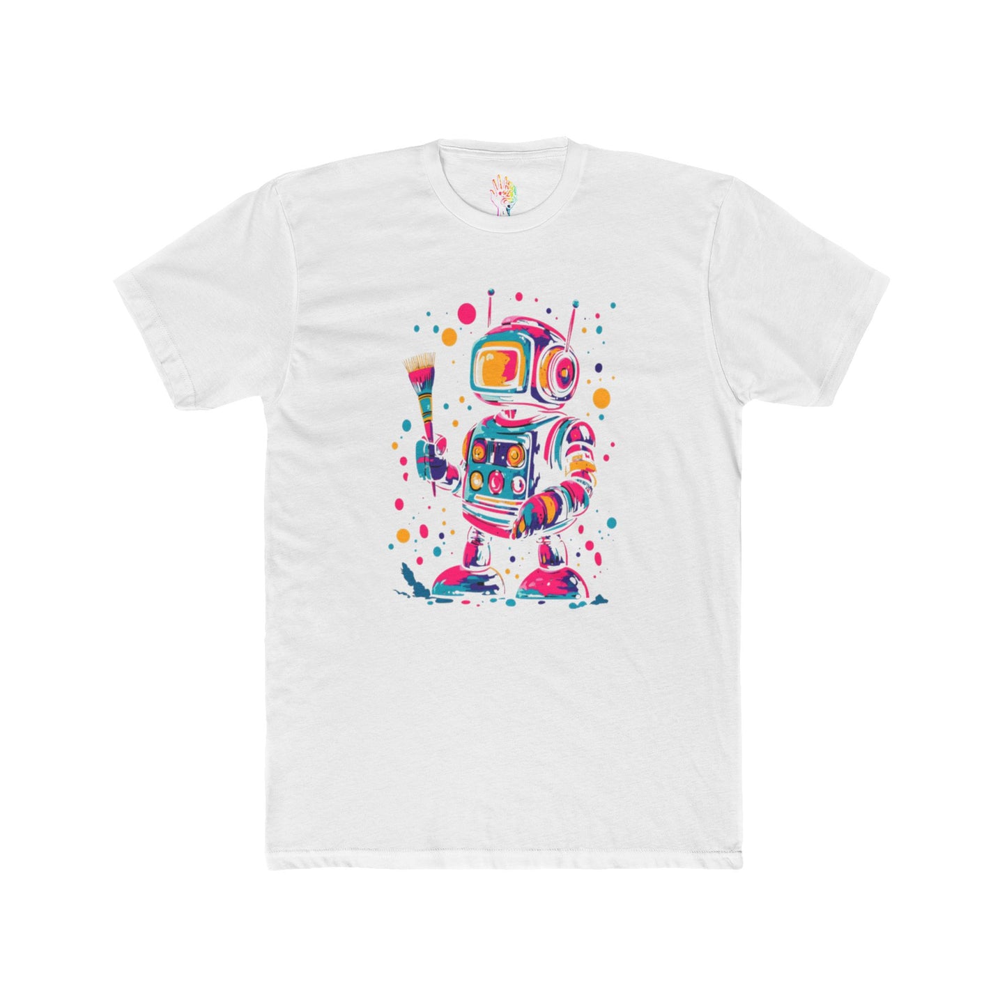 Creative Retro Bot Graphic Tee