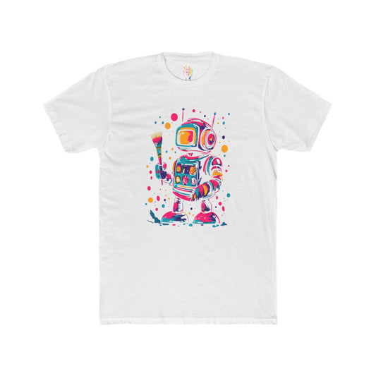 Creative Retro Bot Graphic Tee