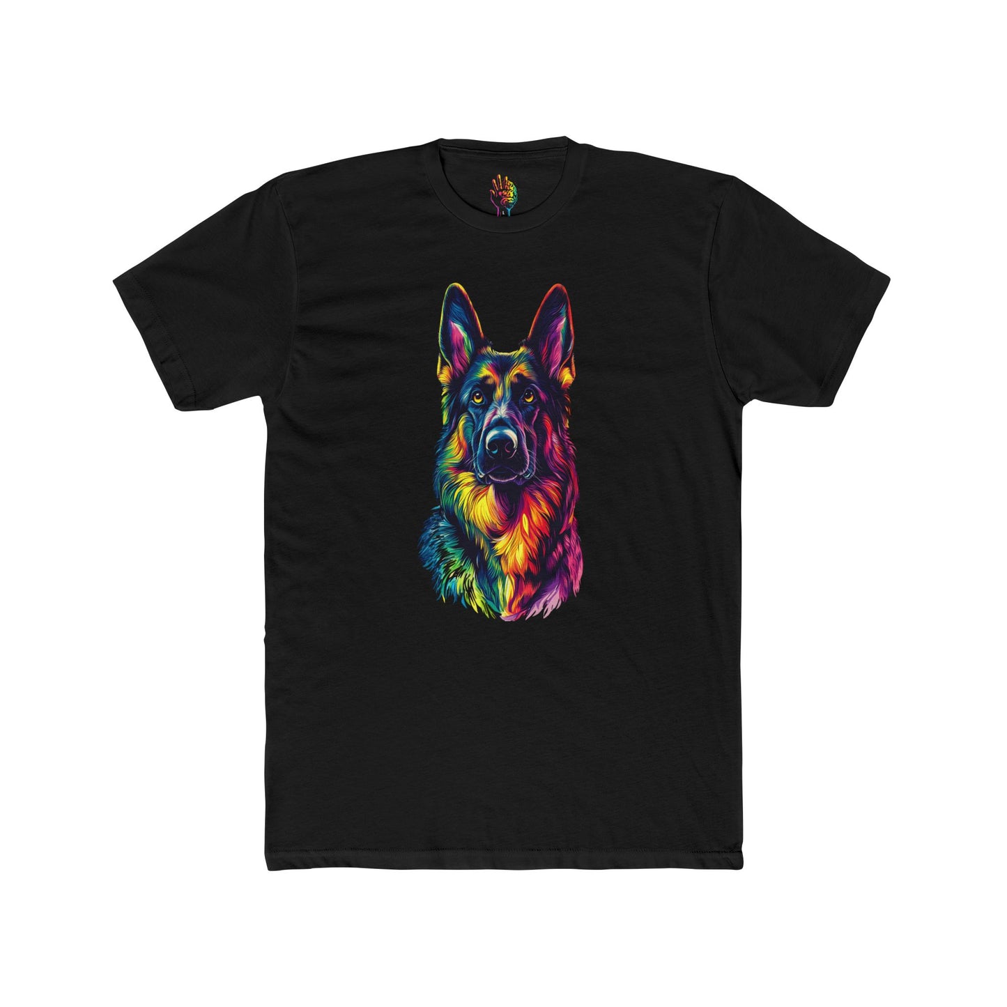 Trippy German Shepard Graphic Tee